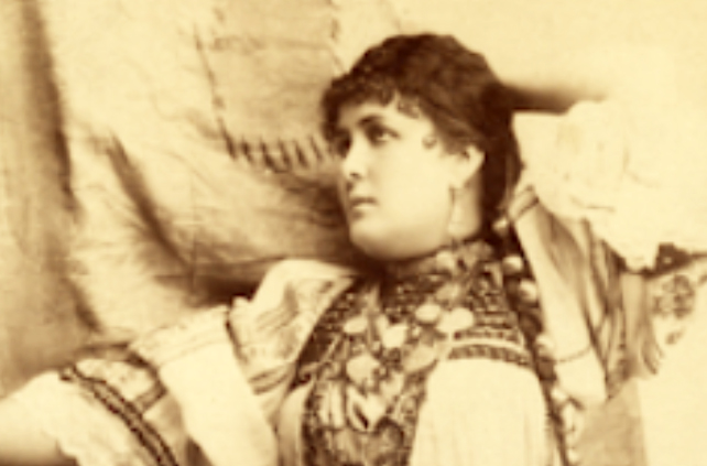 Cigány Panna - Blaha Lujza (1850-1926) színművész, 1884 (Fotó: Magyar Nemzeti Múzeum)