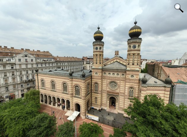 A Dohány utcai zsinagóga, Budapest (Fotó: Wikimedia)
