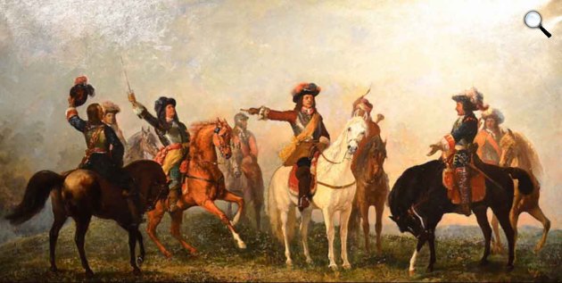 Karl von Blaas: Montecuccoli a szentgotthárdi csatatéren, 1664. augusztus 8. (Fotó: Schwarzenberg-palota/Flickr)