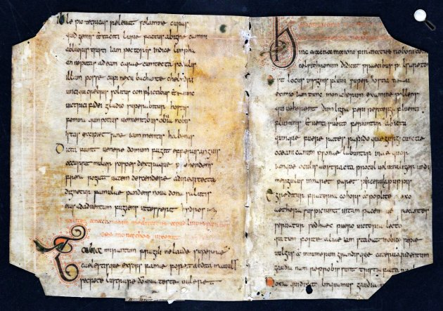Codium Lat. 442. – Beda Venerabilis Vita metrica Cuthberti. (Fotó - OSZK Copia)