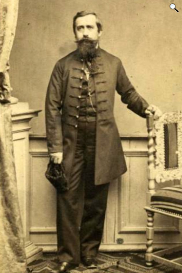 Xántus János (1825-1894) világjáró tudós, író, állatkert alapító, 1865 (Fotó: MNM/OSZK)