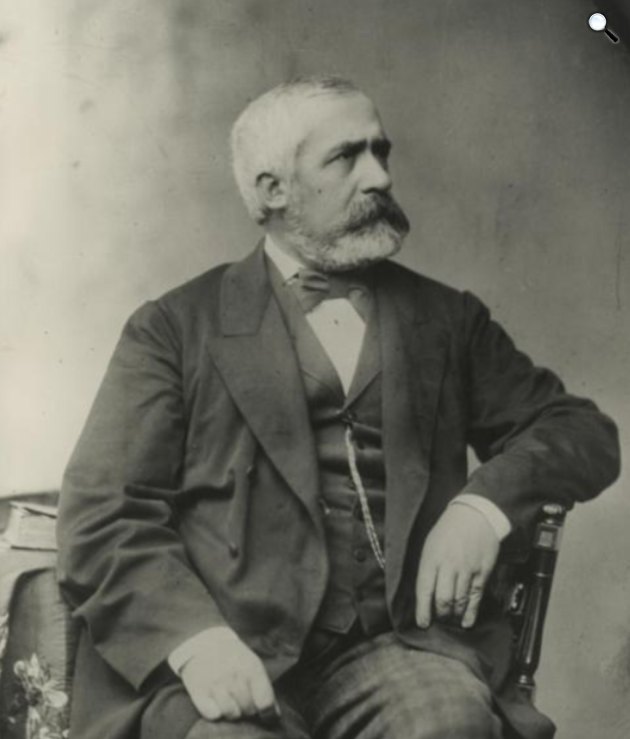 Xántus János (1825-1894) világjáró tudós, író, állatkert alapító, 1885 (Fotó: MNM/OSZK)