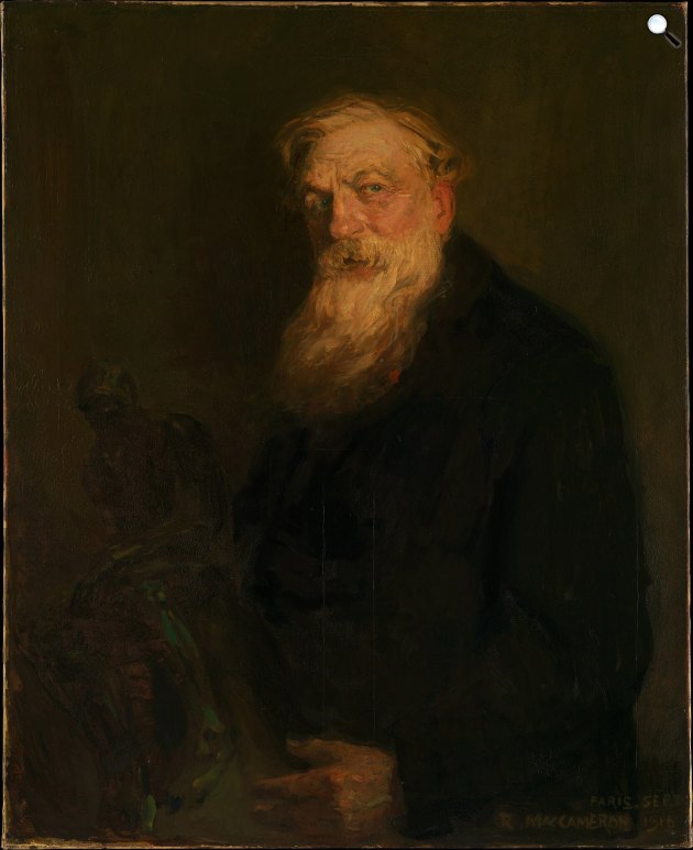 Robert MacCameron: Auguste Rodin (1840-1917), francia szobrász (Fotó: MET/Wikimédia)