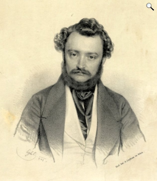 Franz Eybl: Erkel Ferenc (1810-1893) zeneszerző, karnagy, zongoraművész, 1841(Fotó: Magyar Nemzeti Múzeum)