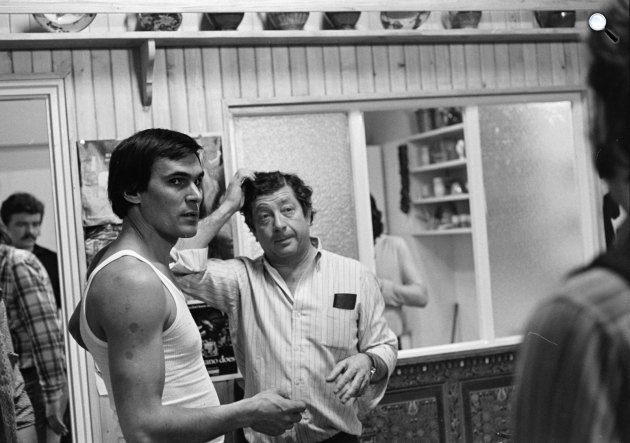 Juhász Jácint színművész és Makk Károly filmrendező, 1973 (Fotó: Fortepan/Gothár Péter)