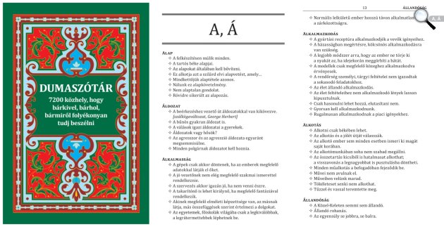 Dumaszótár (Fotó: TINTA Kiadó)