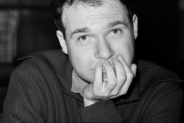 Moldova György (1934-2022) Kossuth-díjas író, 1964 (Fotó: Fortepan/HunyadyJózsef)