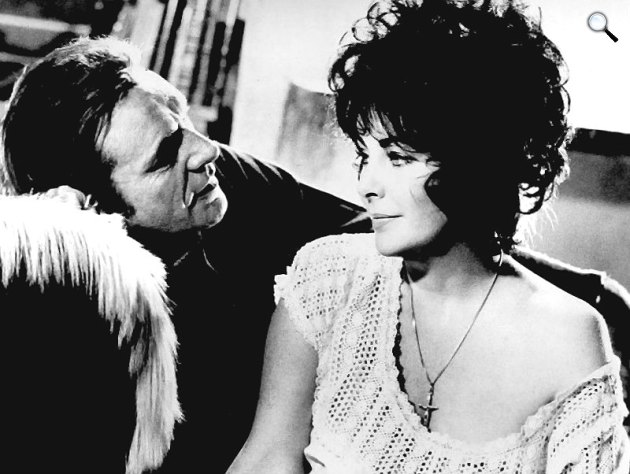 Válik a férfi, válik a nő - Elizabeth Taylor és Richard Burton, 1973 (Fotó: Wikimedia/ABC-TV/Ebay)