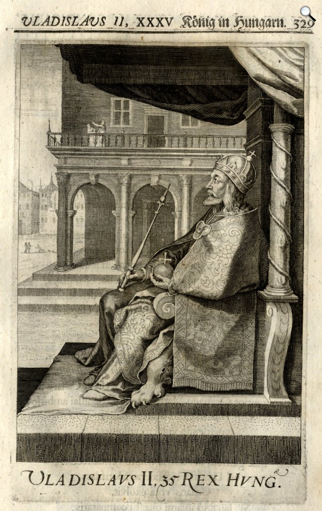 II. Ulászló (1456-1516) magyar és cseh király, 1664 (Fotó: Nádasdy Mauzóleum/nadasdykronika.atw.hu)