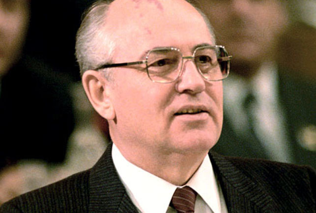 Mihail Gorbacsov (1931-2022) Nobel-békedíjas szovjet kommunista politikus, pártfőtitkár, a Szovjetunió első és utolsó elnöke, 1987, részlet (Fotó: RIA Novosti/Vladimir Vyatkin)