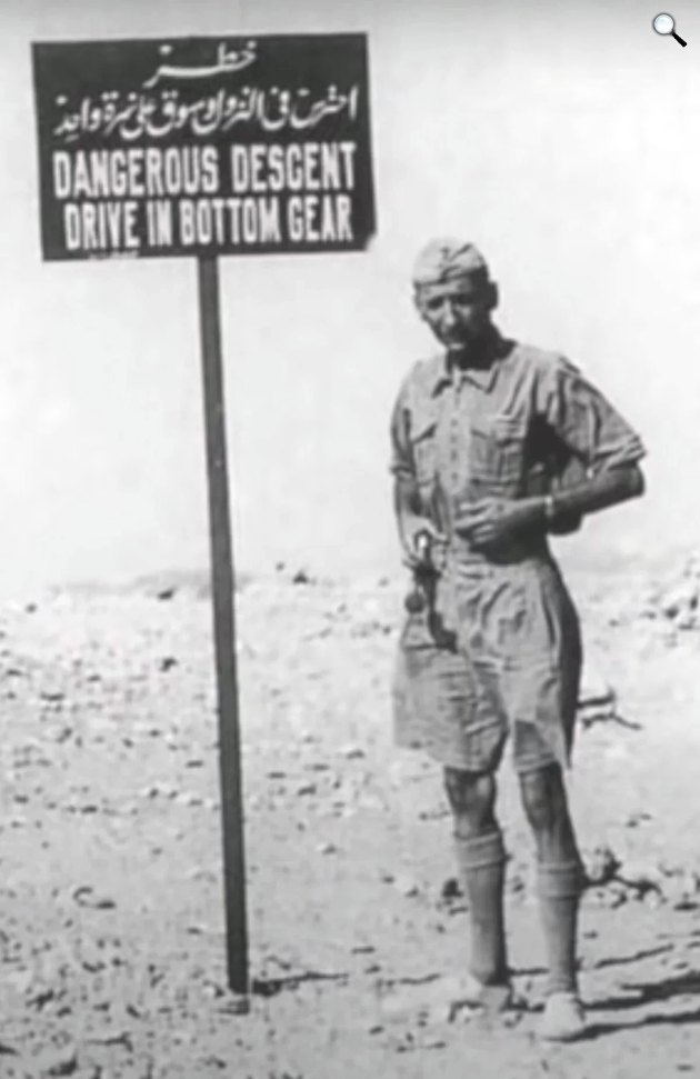 Almásy Láaszló (1895-1951) utazó, Afrika-kutató, felfedező, pilóta Aszjút közelében, a Nílus mellett, Afrika, részlet (Fotó: Wikimedia)