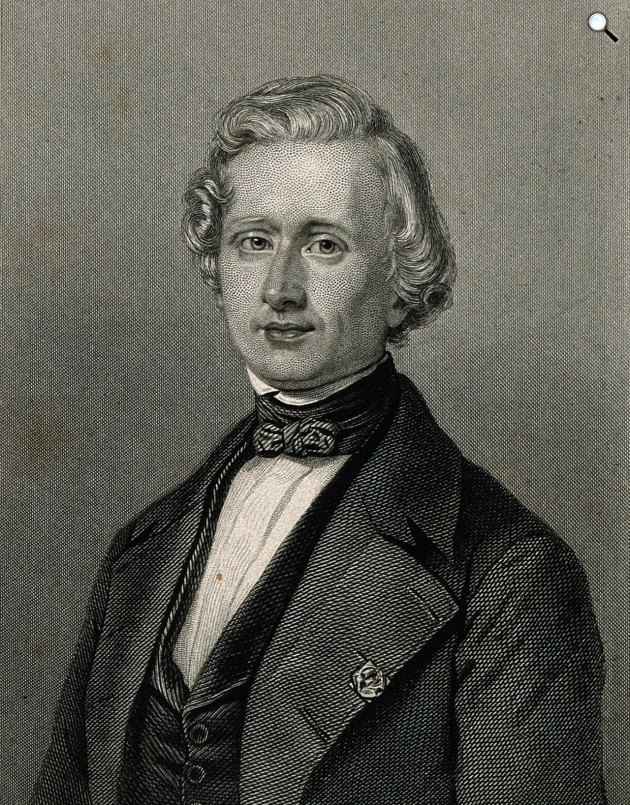 Urbain Le Verrier (1811-1877) francia matematikus, aki az égi mechanikára specializálódott (Fotó: Wikimedia/Wellcome Collection)
