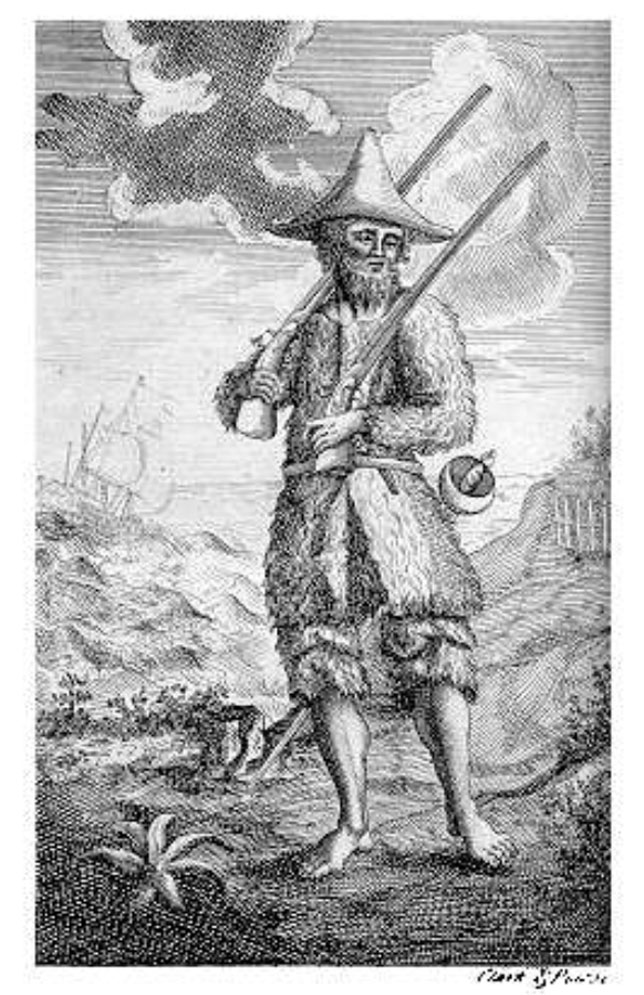 Daniel Defoe: Robinson Crusoe c. regény első kiadása, 1719 (Fotó: Wikimedia)