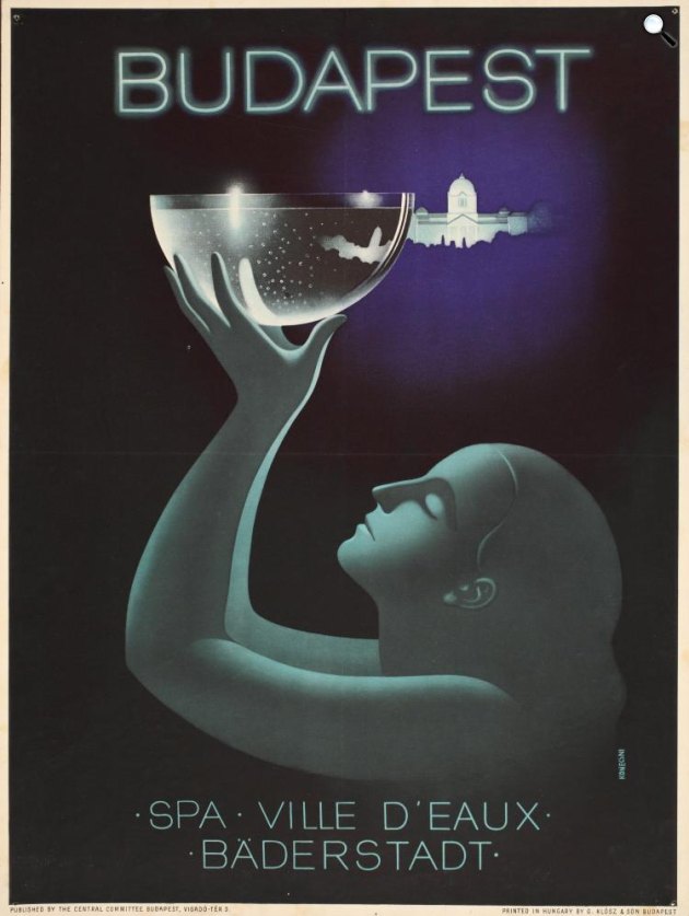Budapest (grafikus Konecsni György) plakát (Fotó: OSZK)