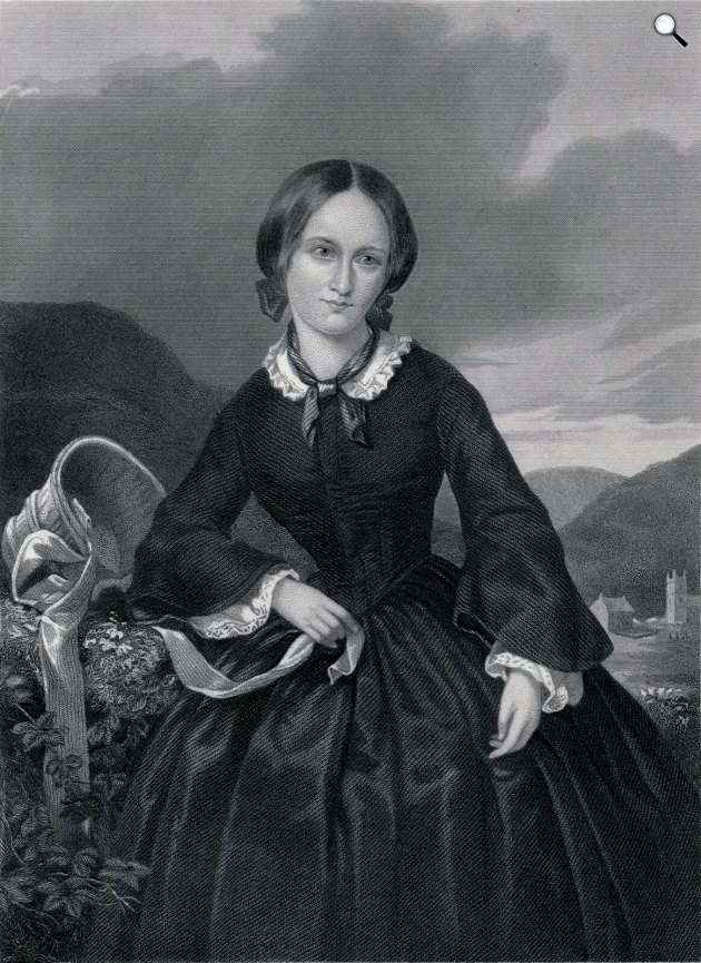 Charlotte Brontë (1916-1855) angol regényíró, a Brontë nővérek egyike (Fotó: Wikimedia/karenswhimsy.com
