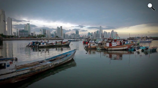 Panamaváros látható a Panama-öbölből nézve (Fotó: National Geographic)