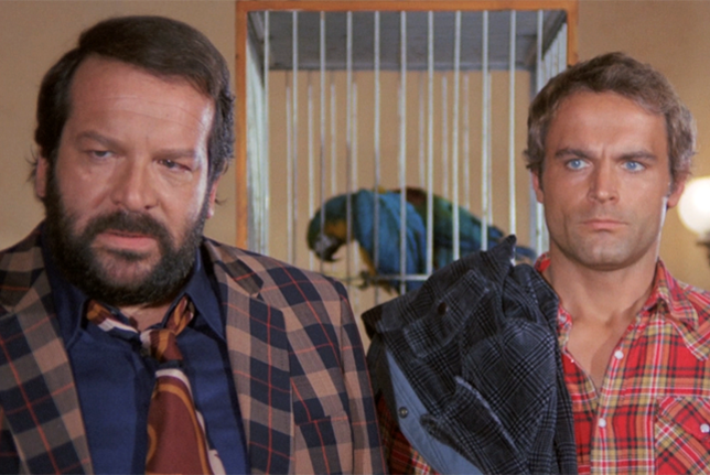 Különben dühbe jövünk - Bud Spencer és Terence Hill, 1974 (Fotó: Wikimedia/Marcello Fondato)