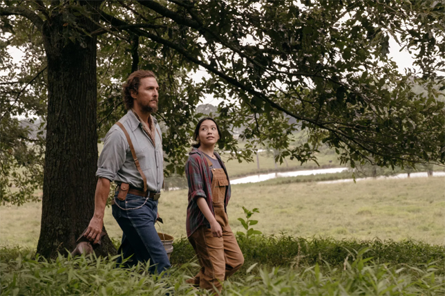 A mézkirály - Matthew McConaughey és Angelina LookingGlass színészek, 2026 (Fotó: ADS Service)