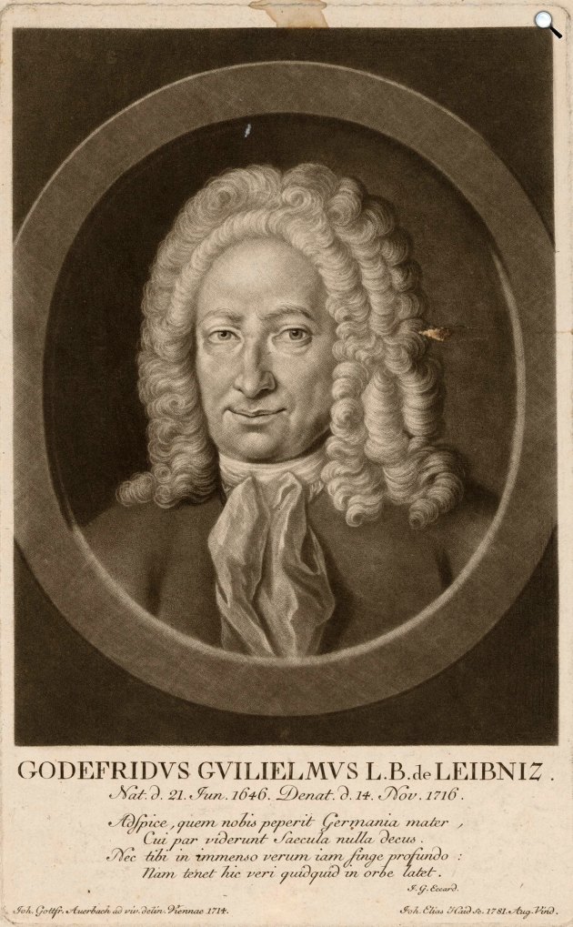 Johann Elias Haid: Gottfried Wilhelm Leibniz német polihisztor: jogász, diplomata, történész, matematikus, fizikus és filozófus, 1714-1781 (Fotó: Wikimedia/Rijksmuseum)