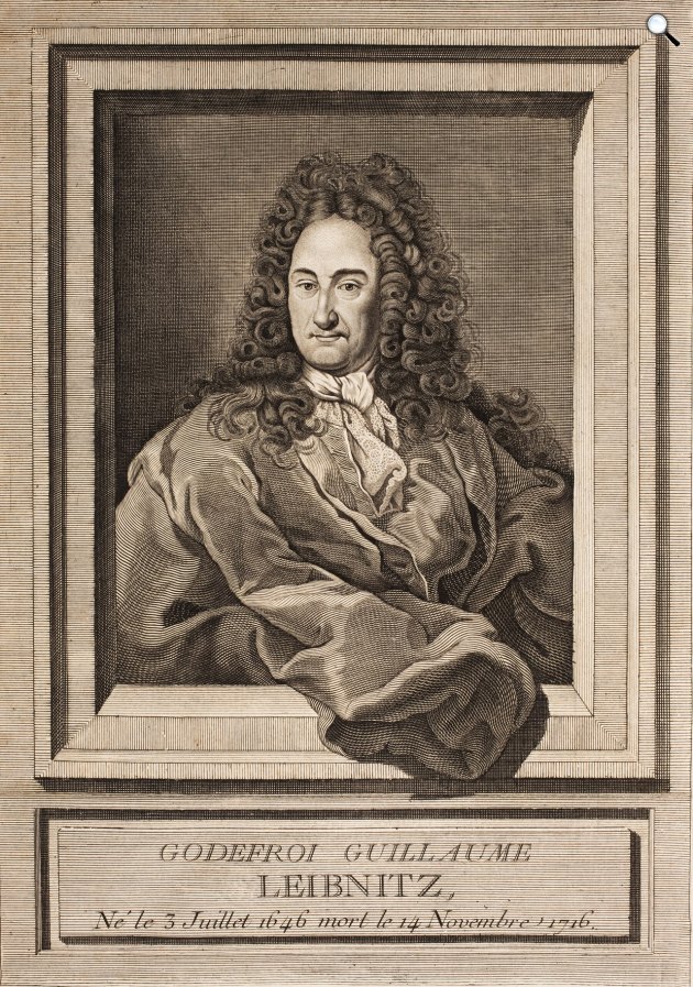 Pierre Savart: Gottfried Wilhelm Leibniz német polihisztor: jogász, diplomata, történész, matematikus, fizikus és filozófus, 1768 (Fotó: Wikimedia/ Peace Palace Library)