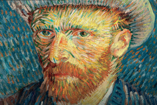 Vincent van Gogh: Önarckép szürke filckalapban, 1887, részlet (Fotó: Pannonia Entertainment/Van Gogh Museum)