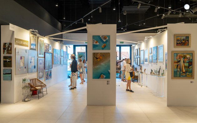 Kiállítás a Füred Art Weeken, Balatonfüred (Fotó: Füred Art Week)