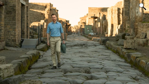 Pompeji különleges város volt - Tom Hiddleston színész (Fotó: National Geographic)