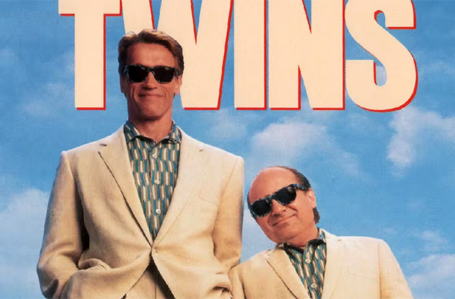 Ikrek - Danny DeVito és Arnold Schwarzenegger, 1988 (Fotó: Mafab/Universal Pictures)