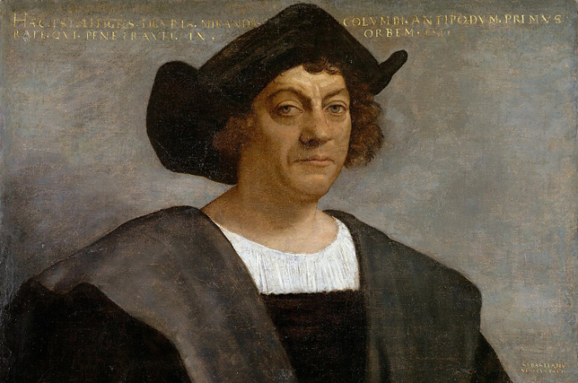 Sebastiano del Piombo: Kolumbusz Kristóf (Cristoforo Colombo 1451-1506) arcképe (Fotó: Wikimedia/MET)