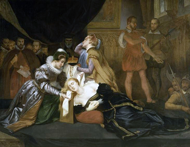 Abel de Pujol: Mária skót királynő kivégzése (Fotó: Wikimedia/Musée des Beaux-Arts de Valenciennes)