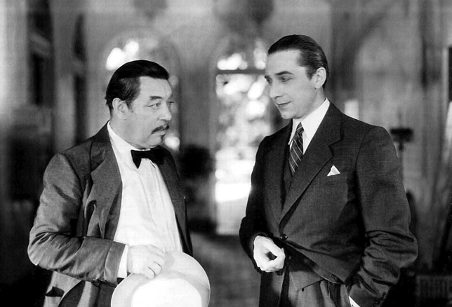 A fekete teve - Warner Oland és Lugosi Béla, 1931 (Fotó: Wikimedia/doctormacro.com/Fox Film Corporation)