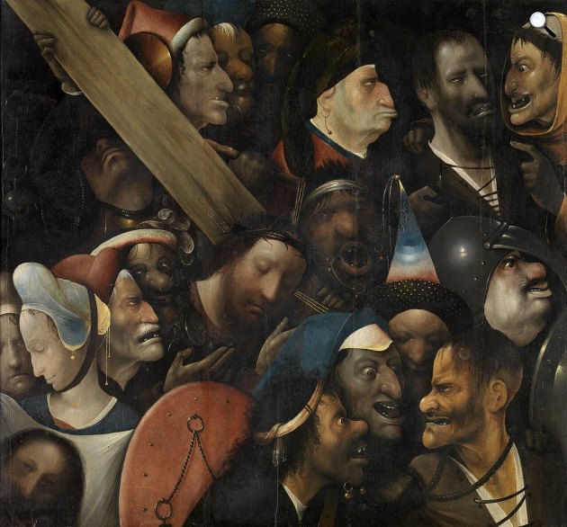 Hieronymus Bosch: Krisztus viszi a kereszte, kb. 1510-1516 (Fotó: Wikimedia/ Museum of Fine Arts Ghent (MSK))