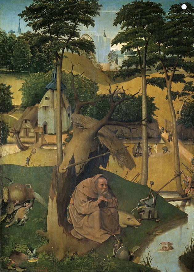 Hieronymus Bosch: Szent Antal megkísértése, 1515 (Fotó: Wikimedia/Museo del Prado))