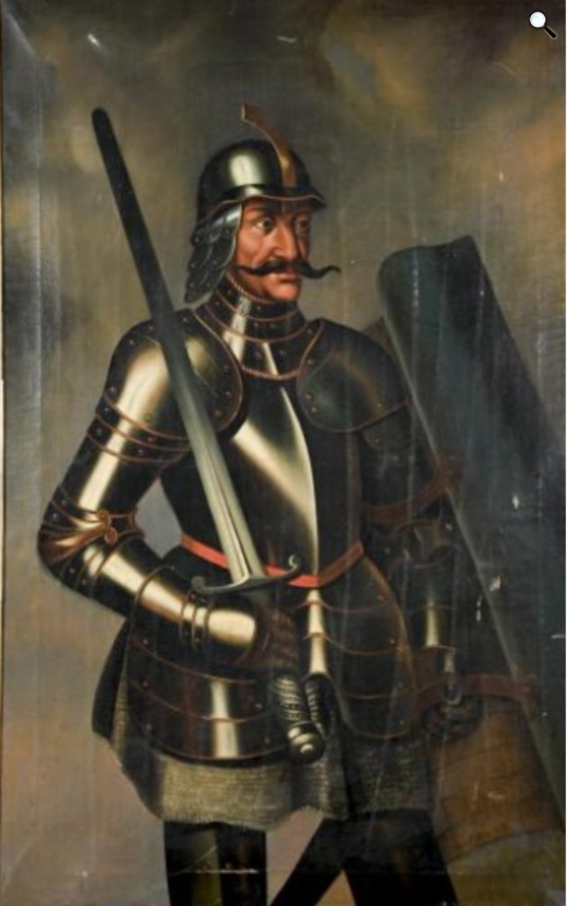 Hunyadi János (1407-1456) Magyarország kormányzója 1446 és 1453 között, 19. szd. ismeretlen festő (Fotó: Europeana.eu/MNM))
