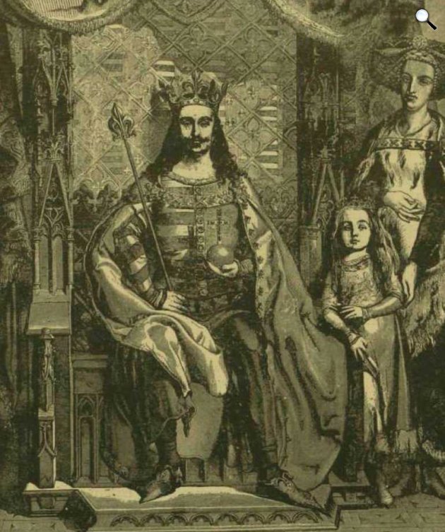 Jan Matejko: I. (Nagy) Lajos (1326-1382) Magyarország, Horvátország, Lengyelország királya (Fotó: OSZK/Vasárnapi Ujság)