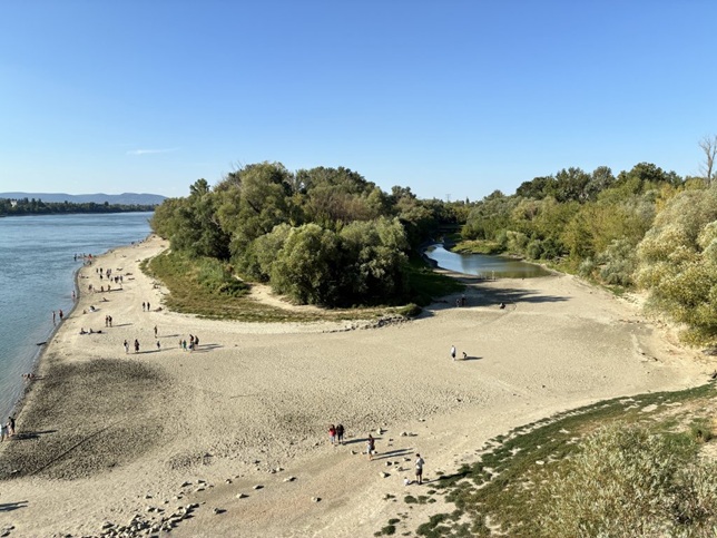 Tartós kisvíz idején a Duna menti mellékágak vízutánpótlása megszűnik (Fotó: Budapesti Műszaki és Gazdaságtudományi Egyetem - BME)