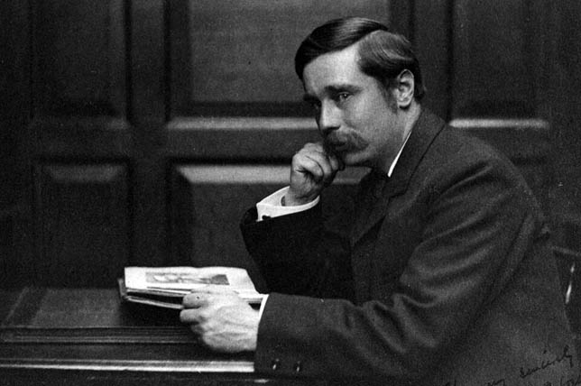 H. G. Wells (1866-1946) angol író, 1890 (Fotó: Wikimedia/London School of Economics and Political Science/Flickr/Frederick Hollyer IMAGELIBRARY/12)
