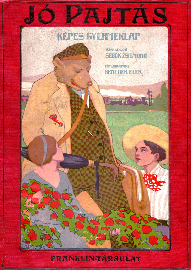Sebők Zsigmond - Benedek Elek: Jó Pajtás című gyermeklap borítója, 1909-1919 (Fotó: Wikimedia/Faragó Géza)