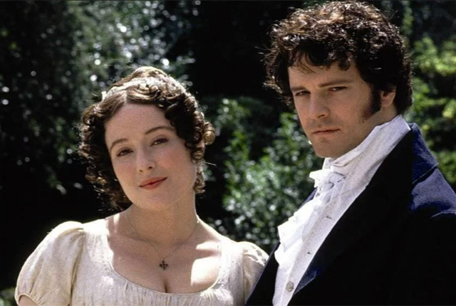 Büszkeség és balítélet - Jennifer Ehle és Colin Firth, 1995 (Fotó: Port.hu/Mafab)