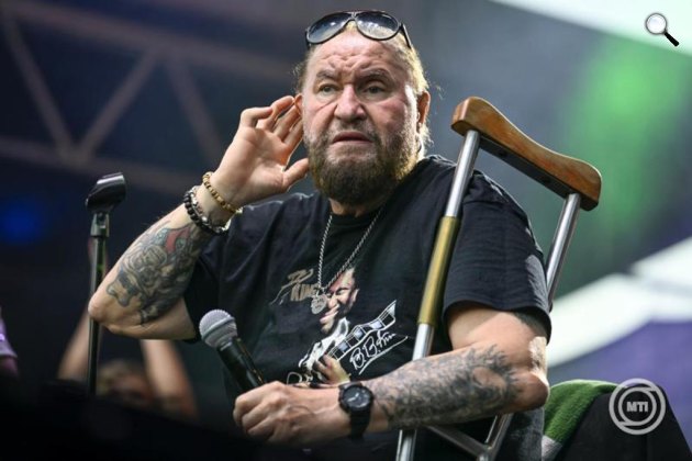 Deák Bill Gyula (1948-2026) a magyar blues kiemelkedő alakja, 2025 (Fotó: MTI/Purger Tamás)