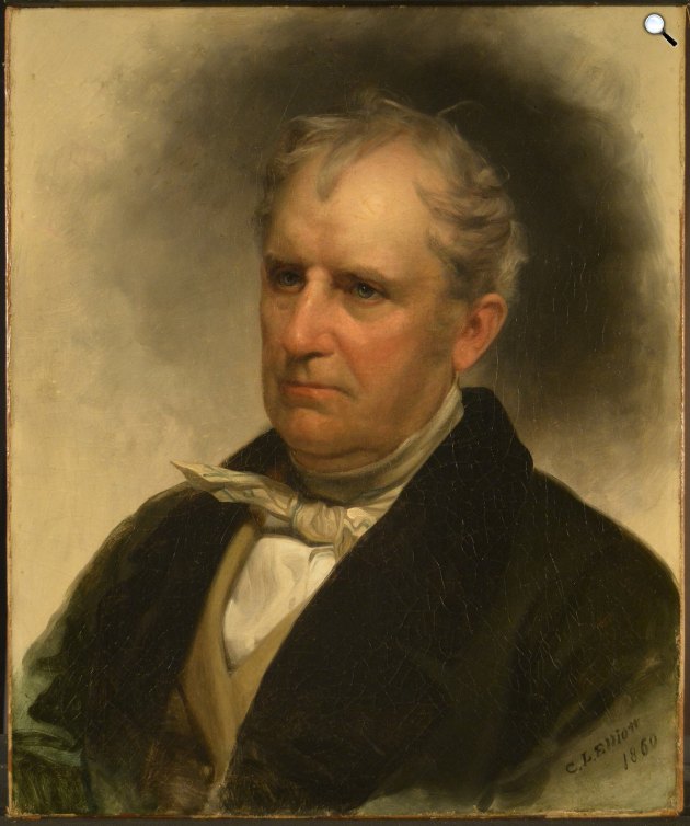 Charles Loring Elliott: James Fenimore Cooper író, 1860 (Fotó: Wikimedia)