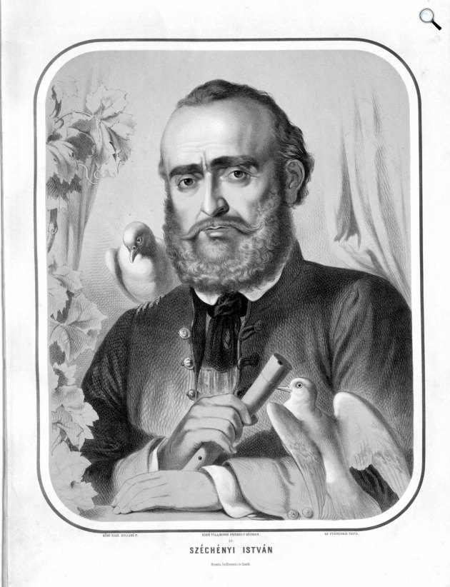 Franz Kollarz: Széchenyi István (1791-1860) gróf időskori portréja, 1859 (Fotó: Wikimedia/www.bildarchivaustria.at)