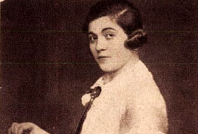Gombaszögi Ella (1894-1951) színésznő. Gombaszögi Frida, Margit és Irén testvére, 1926 (Fotó: Wikimedia/Tolnai Világlapja, 1926)