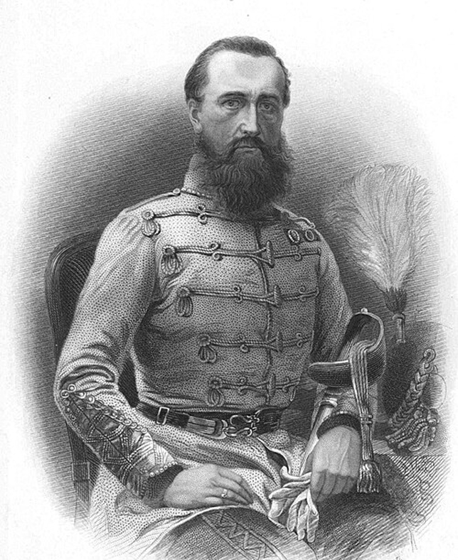 Gróf Guyon Richárd (1813-1856) az 1848–49-es szabadságharcban a magyar honvédség tábornoka, Hursid pasa néven lett a török hadsereg tábornoka (Fotó: Wikimedia)