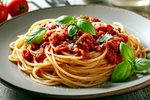 A bolognai spagetti szinte minden korosztály kedvence (Fotó: Pixabay/Brigitte182/ai generált)