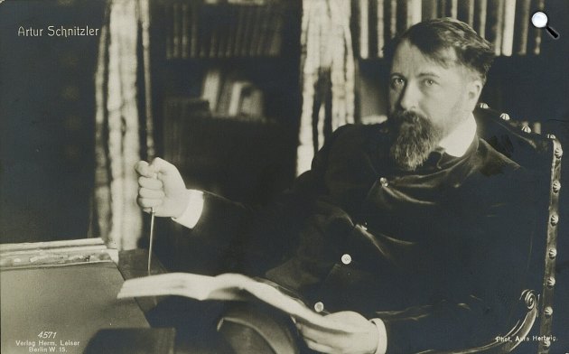Arthur Schnitzler (1862.1862) osztrák orvos, drámaíró, 1894 (Fotó: Wikimedia/Aura Hertwig)